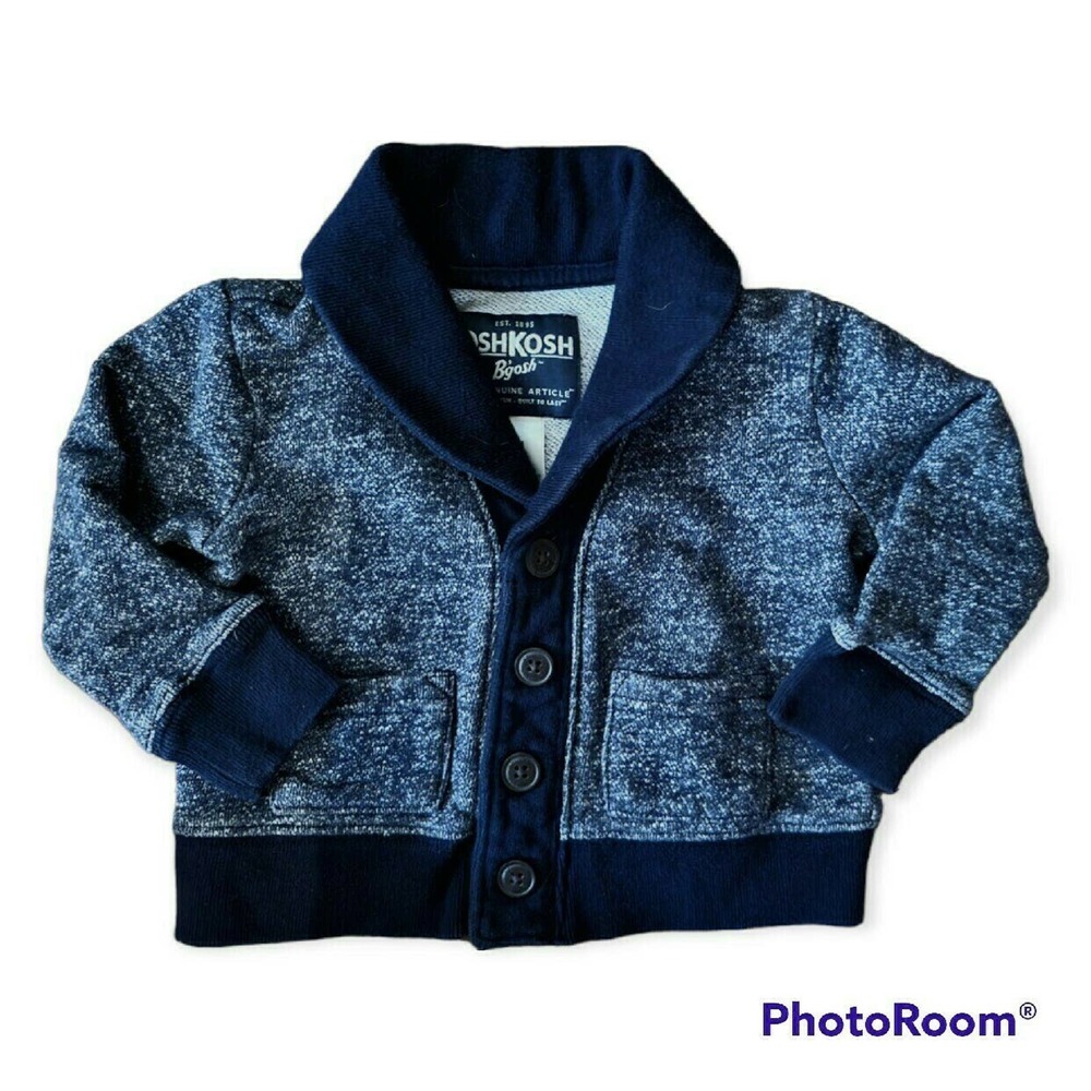 OshKosh Navy Blue Cardigan